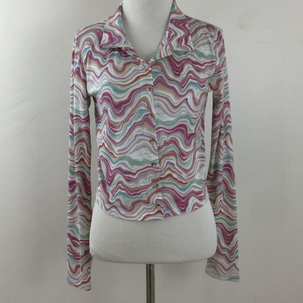 Just Polly Button Top m